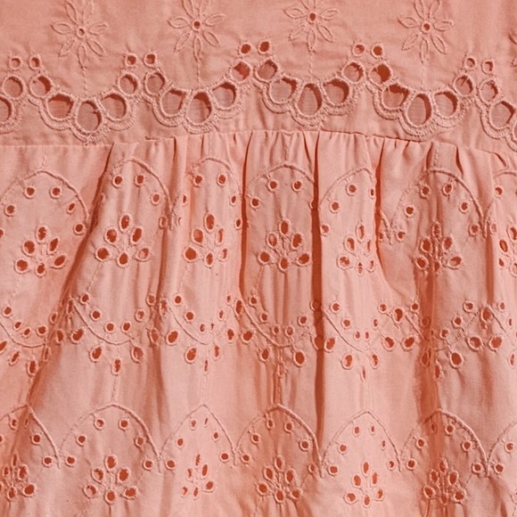 Lilly Pulitzer Keyla Eyelet Swing Dress Orange Size XL - Picture 4 of 12